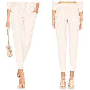 Young Fabulous & Broke In Solid Cream French Terry Ollie Pant NWT Size MED